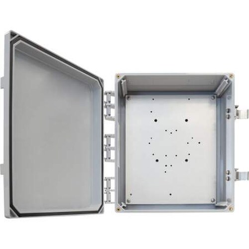 Ventev 14X12X6 Basic Cisco Back Plate Solid Latch Enclosure CV14126LO-BASIC