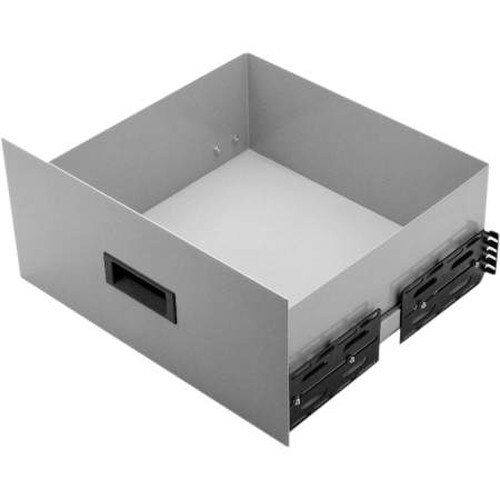 Bud Industries Sliding Drawer 1656-Inch x 631-Inch x 1918-Inch in Metallic Gray D-1723-MG