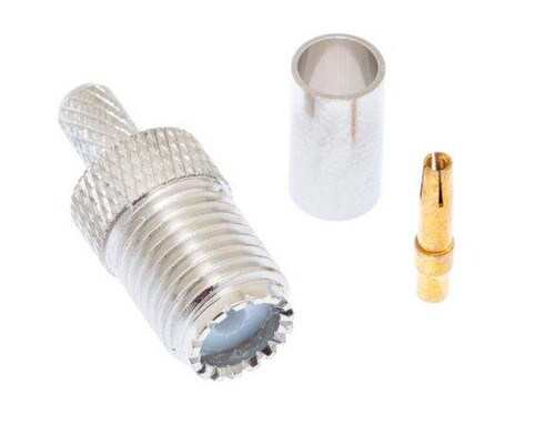 Digital Antenna Mini-UHF Female Crimp Connector for DA240 Cable DA826