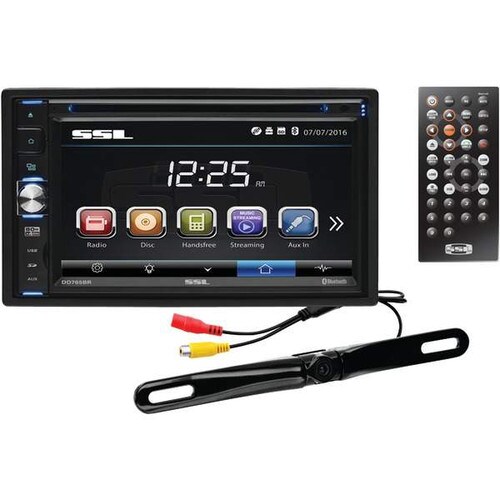 Soundstorm 65-Inch In-Dash Touchscreen with Bluetooth and License-Plate Camera DD765BR
