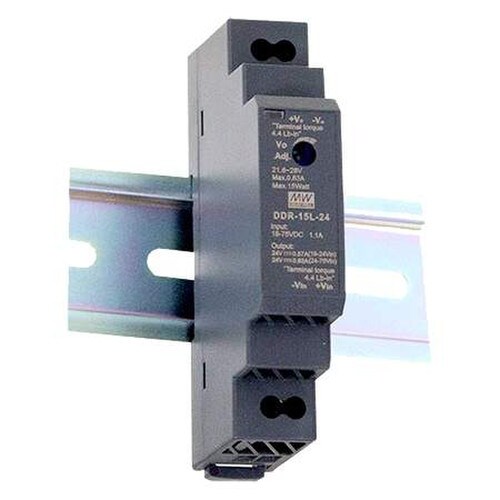 DuraComm DIN Rail DCDC Converter 15W 12Vdc DDR-15L-12
