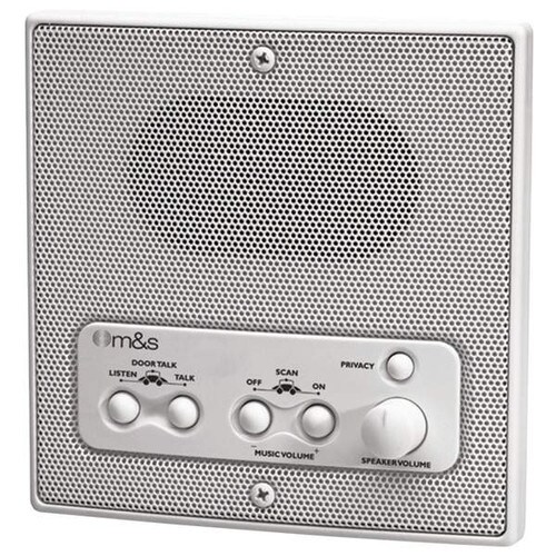 M and S SYSTEMS DMC1RS Indoor Remote with Radio Scan - White DMC1RS