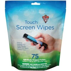Dust Off Touchscreen Wipes 75-Count DTSW75