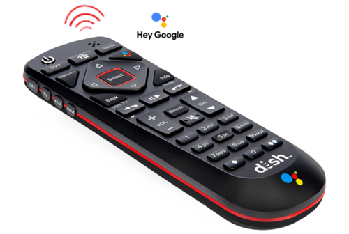 DISH 54.1 Voice Command Remote Control for Hopper with Google Assistant (ES013401) | Solid Signal