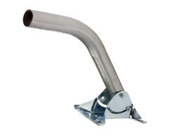 Easy Up Dish Mount Zinc Coated 18 Inch J-Mount Mast EZ DM 166-2