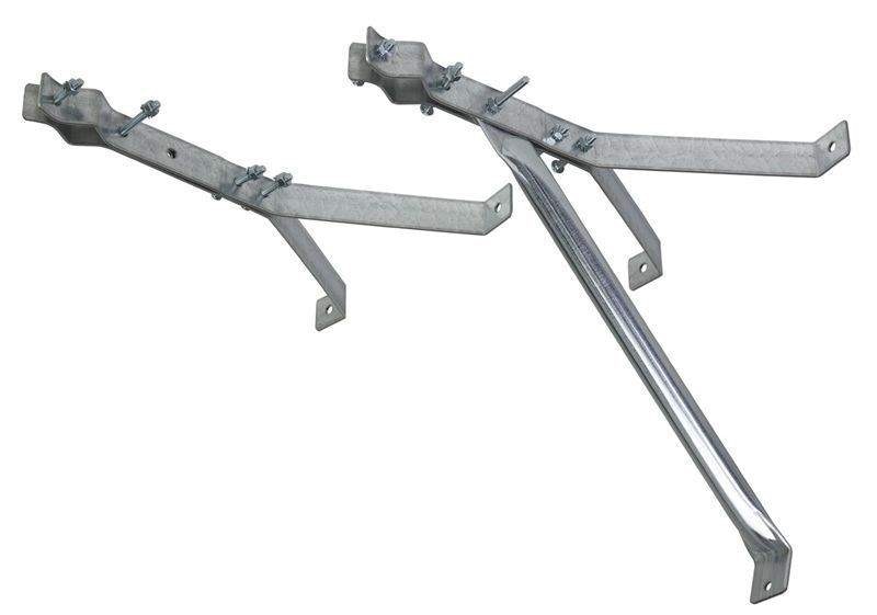 Easy Up TV Antenna Mast Wall Mounts YType Pair (EZ3012) Solid Signal