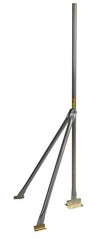 Easy Up Jiffy Mount 3ft Double-Footed Mast with 18in Legs EZ SV-3