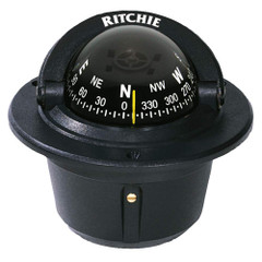 RITCHIE Ritchie F-50 Explorer Compass - Flush Mount - Black - F-50