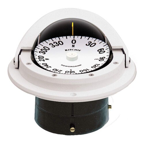Ritchie Voyager Compass Flush Mount 3 Inch Dial White F-82W
