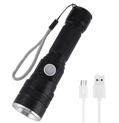 Tech Choice 1800 Lumen XHP50 LED Rechargeable Flashlight FL1800