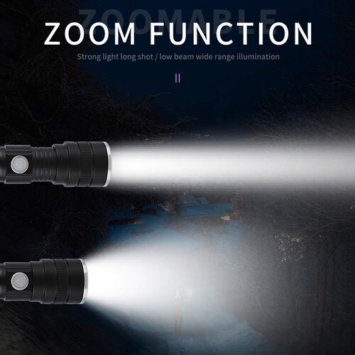Tech Choice 1800 Lumen XHP50 LED Rechargeable Flashlight FL1800