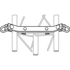 Rohn - 25G Guy Bracket Assembly GA25GD