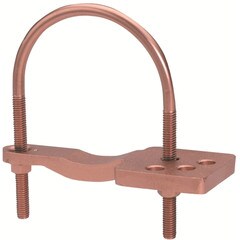 BURNDY Copper Pipe Ground Clamp 25 - 35 Inch OD GAR3904TC