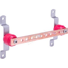 Harger 16 x 1 Inch H-Patten Ground Bar 13-Holes GBI14116H