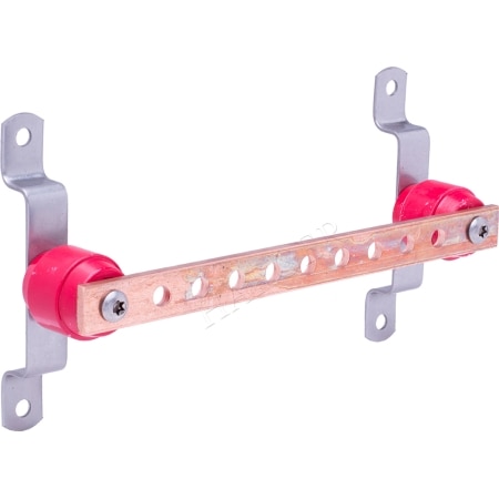 Harger 6 x 1 Inch H-Pattern Insulated Ground Bar 3-Holes GBI1416H