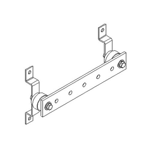 Harger 2 x 12 Inch Copper E-Pattern Ground Bar GBI14212E