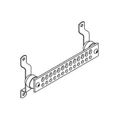 Harger 14-Inch X 2-Inch X 12-Inch Copper Ground Bar Kit GBI14212PKT