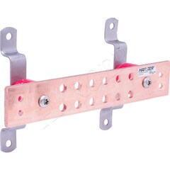 Harger 12 x 2 Inch X-Pattern Ground Bar 16-Holes GBI14212X