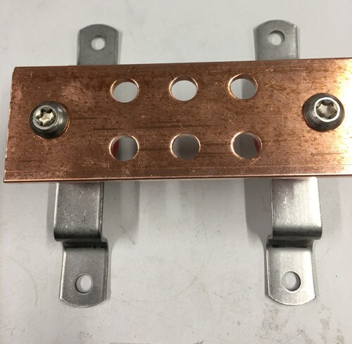 Harger 2 x 6 Inch Copper Ground Bar GBI1426G