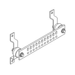 Harger 2 x 6 Inch Copper Ground Bar GBI1426P