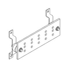 Harger 4 x 12 Inch Copper C-Pattern Ground Bar GBI14412C