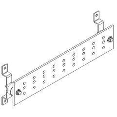 Harger 4 x 20 Inch Copper C-Pattern Ground Bar GBI14420C
