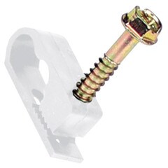 Perfect Vision GCD12WHT Dual Grip Clip - White GCD12WHT
