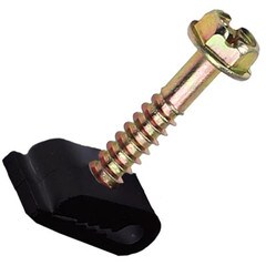 Perfect Vision Ground Wire Grip Clip with Screw GCGDBLK