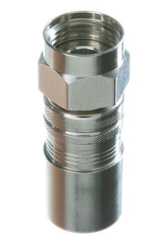 Perfect Vision UltraRange F Compression Connectors - 100pk GF-UR-6-100