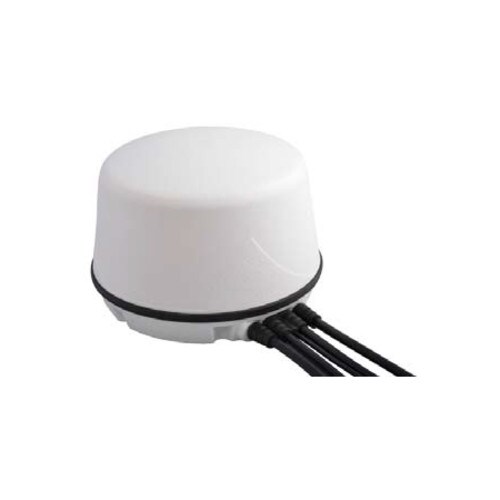 PCTEL 3 - Port Antenna 2-LTE GNSS Round White Mag Mount GLHPDLTE-SF-MM