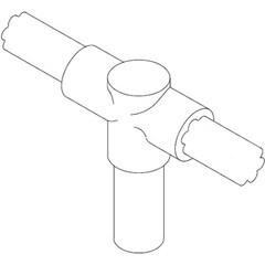 Harger Solid Number-2 Wire to Ground Rod Connection Mold GO122SB