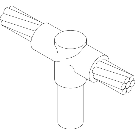 Harger Stranded Wire to Ground Rod Connector GO344-0B
