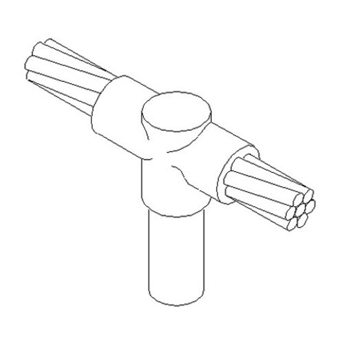 Harger Number-2 Solid Wire to Ground Rod Connection Mold GO582SB