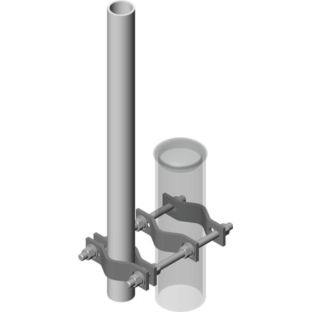 CommScope Pipe-to-Pipe Mount Adapter with 24-Inch Mast for Antennas GP-S24