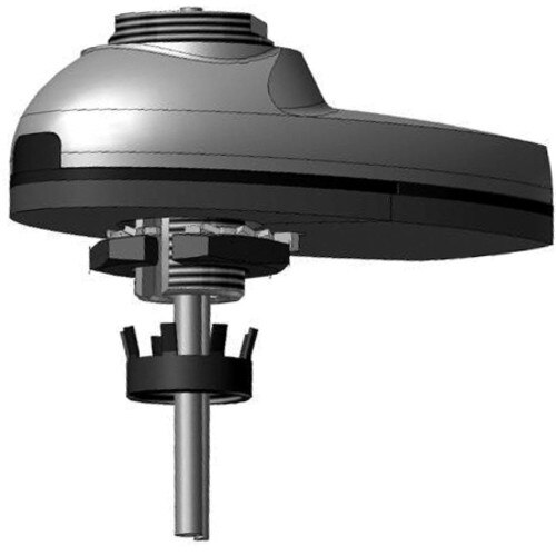 PCTEL GPS Plus Combo Antenna Stud Mount Black GPSPSMMSMA-NC