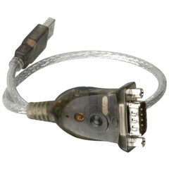 IOGear- USB-A to DB9-Male Adapter Cable 16-Inch GUC232A