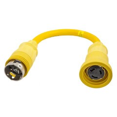 Hubbell Wiring Hubbell HBL61CM72 Adapter 50A125V Female To 50A250V Male - HBL61CM72