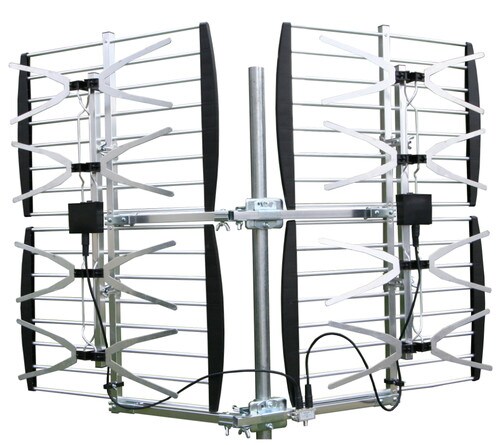 Xtreme Signal 8-Bay Bowtie Outdoor HDTV Antenna 65 Mile VHFUHF HDB8X