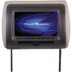 Power Acoustik 7-Inch Universal Headrest Monitor With DVD and IR Transmitter HDVD-71CC