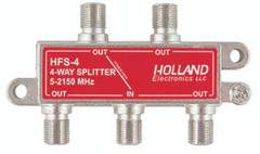 Holland 4-way Splitter 1-Power Pass HFS-4