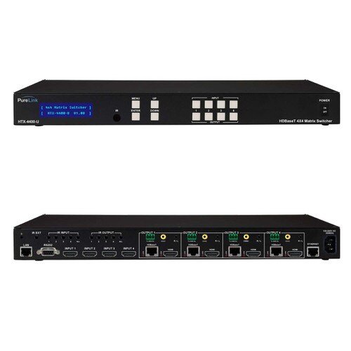 PureLink HDTools 4x4 HDMI HDBaseT Matrix Ultra HD HTX-4400-U