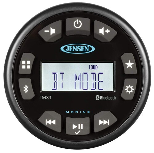 Jensen Marine Jensen JMS3RTL AMFMUSB Waterproof Bluetooth Stereo - JMS3RTL