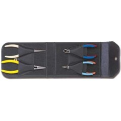 Testequity 6-Piece Plier and Cutter Kit in a Fold Up Case JTK-89