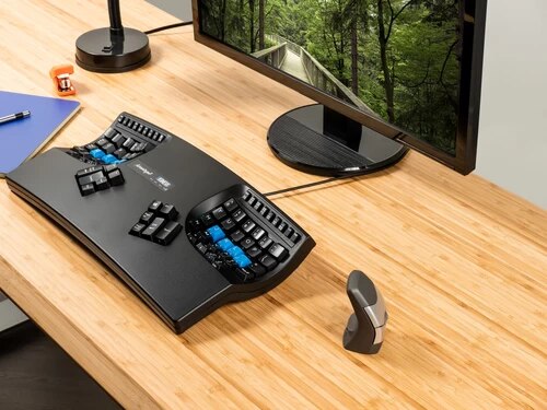 Kinesis Advantage2 LFQ Kybd-MX Red Quiet (KB600LFQ)| Solid Signal