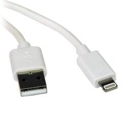 Tripp-Lite Lightning Charge and Sync Cable USB White 6 M100-006-WH