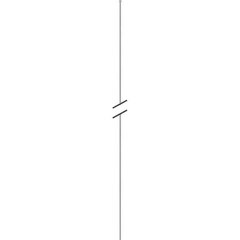 PCTEL 132-174 MHz 55-Inch Replacement Whip 5-Pack MATH132-5PCK