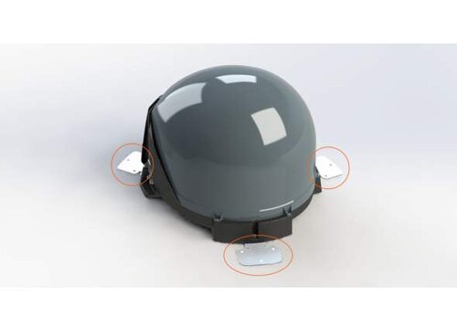 King Removable Roof Mount Kit for VQ4500 and VQ4100 MB600