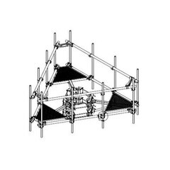 CommScope 3-Sector Monopole Co-location Platform Kit MC-HP14M-12-126
