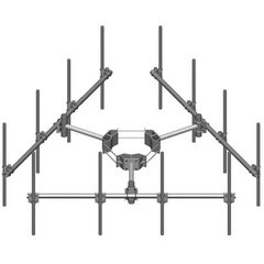 CommScope 146-inch Monopole Platform with 12 2-38-inch x 96-inch Pipes