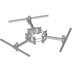 CommScope 12x50-Inch Monopole Co Location T Frame Kit MC-K6M-B